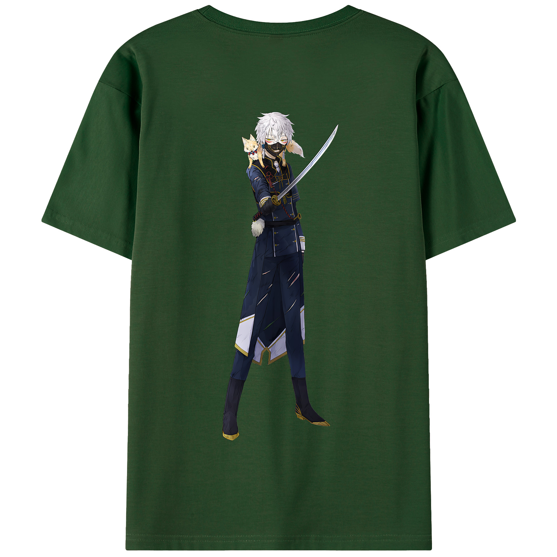 （画像用） 刀剣乱舞 Touken Ranbu 綿100％半袖Tシャツ（背面プリント）